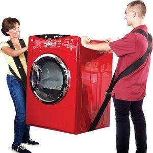 Black Shoulder Dolly Lifting Straps